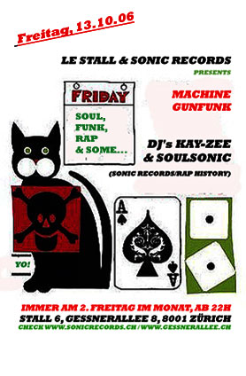 Stall 6 & Sonic Records presents Machinegun Funk