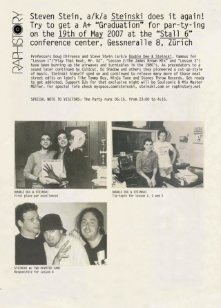RapHistory – Extra Lesson: Steinski