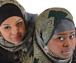 Muslimische Frauen rappen