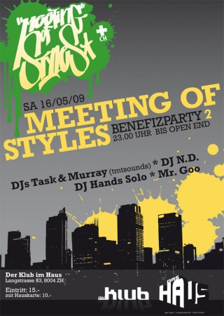 Meeting Of Styles – Benefizparty reloaded @ Das Haus