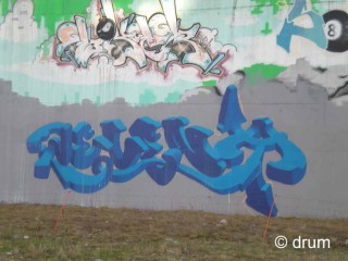 drum war spazieren
