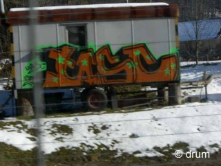 drum war spazieren