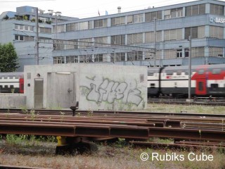 Rubiks Cube war spazieren