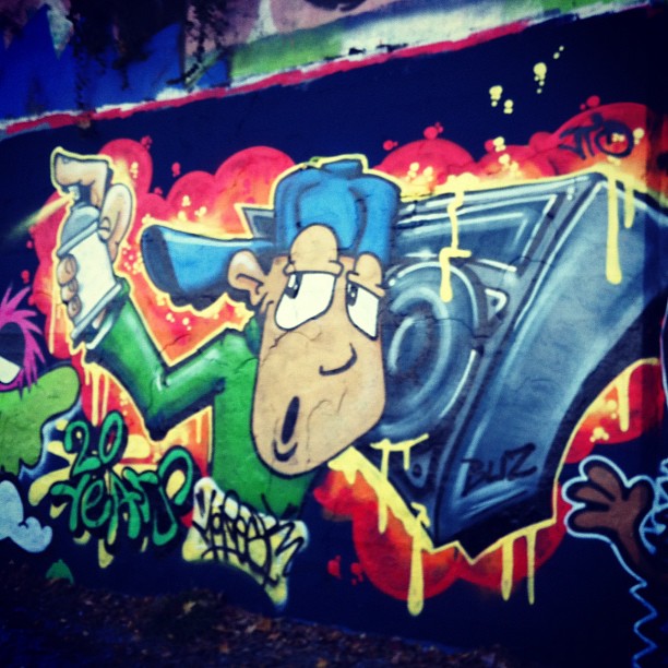 14K Magazine » #streetart #graffiti #ghettoblaster #halloffame