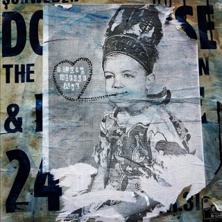 the #wheatpaste says “i love #streetart “
