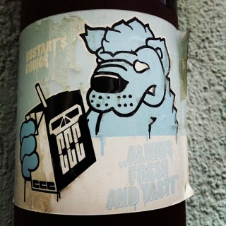 #streetart #sticker #slaps #bustart