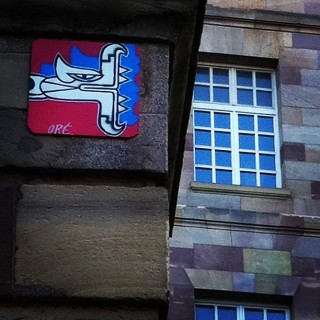 #streetart in #strasbourg by #oré aka #oreart
