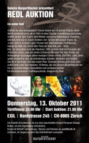 Galerie Burgerstocker präsentiert: REDL AUKTION