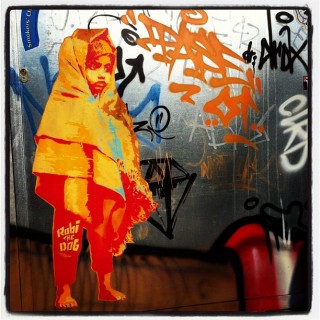 streetart #wheatpaste #robithedog
