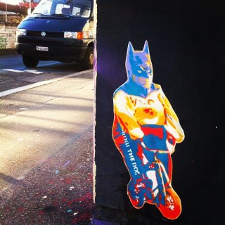 #wheatpaste #robithedog @domeisen