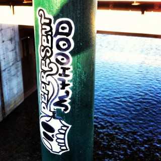 #streetart #sticker #slaps #seditio11 is hoodrepresentin