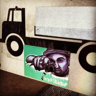 #streetart #sticker #slaps #stickup