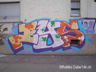 Rubiks Cube war spazieren