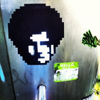 #streetart #wheatpaste #pixelfro
