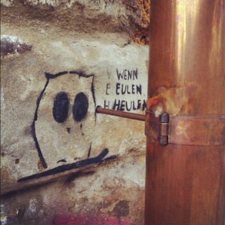 #streetart #stencil #eulenheulen
