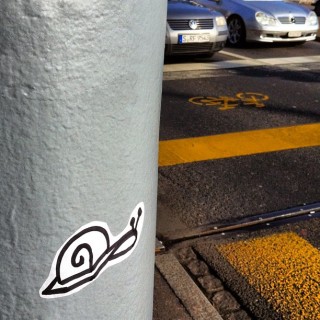 keep it simple-#streetart #sticker #slaps