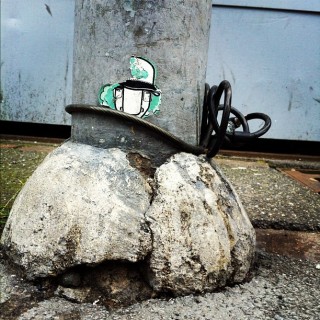 #streetart #sticker #slaps by #tika