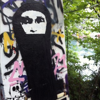 #stencil on #spraypaint