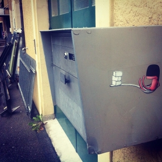 #streetart #sticker by #normi in #zurich
