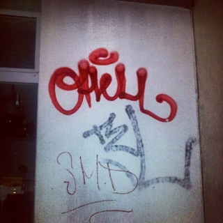 #ohell #tel #tagging #graffiti