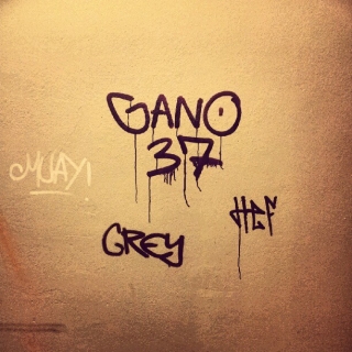 #muay #gano #37 #grey #hef #tagging #graffiti