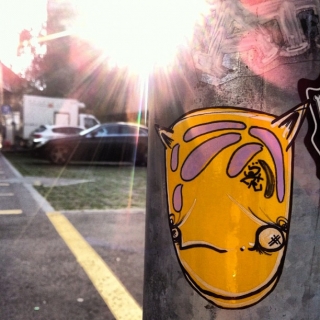 #streetart #sticker #slaps by #ätr in #zurich #switzerland