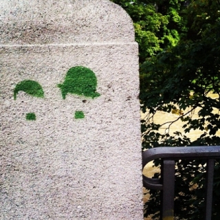 #streetart #stencil in #zurich; sometimes good and bad almost look the same…