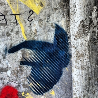 #streetart #stencil by #zwosiba in #zurich