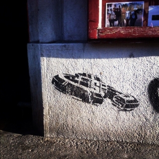 #streetart #stencil by #ufo in #zurich