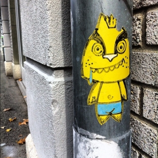 #streetart #sticker #slaps in #zurich