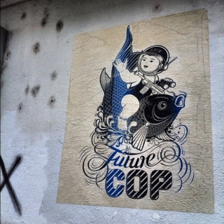 #streetart #wheatpaste by #asvp aka #asvpart in #zurich