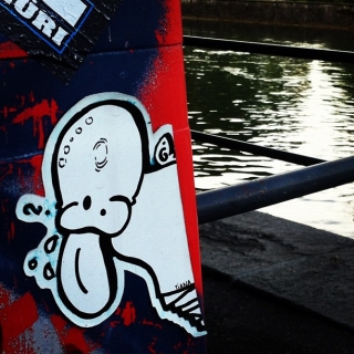 #streetart #sticker #slaps by #tiana in #zurich #switzerland