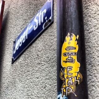 #streetart #sticker #slaps collabo by #yeäh & #ätr in #zurich #switzerland
