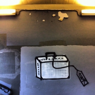 #streetart #spraypaint of a #suitcase in #zurich #switzerland