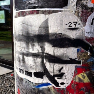 #streetart #stencil on #wheatpaste collabo by #zwosiba & #yeäh in #zurich #switzerland