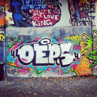 #oeps #graffiti #letten