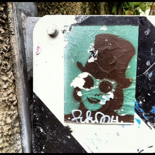 #streetart #sticker #slaps of #willywonka  in #zurich #switzerland