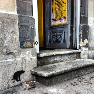 #streetart #stencil in #zurich #switzerland