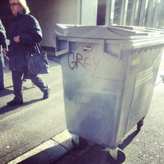 #grey #tagging #graffiti
