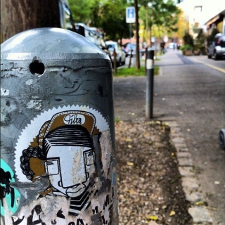 #streetart #sticker #slaps by #tika in #zurich #switzerland