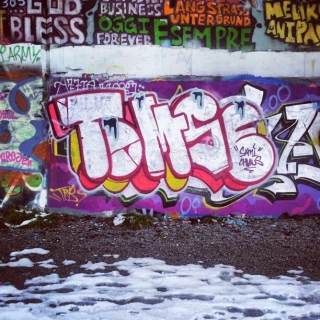 #tomse #graffiti #letten #message “santa klaus”