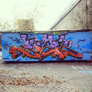 #mr #bazk it’s all about #love #graffiti #letten