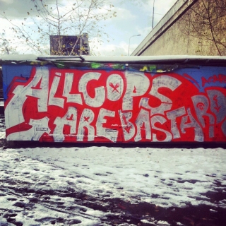 #acab #allcopsarebastards #graffiti #letten