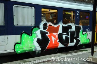 14K Trainbombing Archive 2008