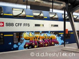 14K Trainbombing Archive 2004