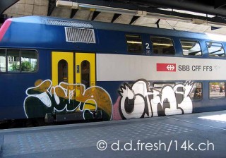 14K Trainbombing Archive 2004
