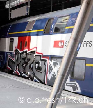 14K Trainbombing Archive 2009