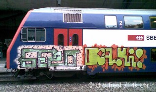 14K Trainbombing Archive 2008