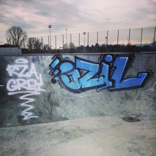 #ozil #graffiti