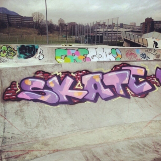 #skate #or #die #graffiti